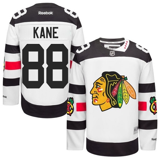 Patrick Kane Youth Reebok Chicago Blackhawks Authentic White 2016