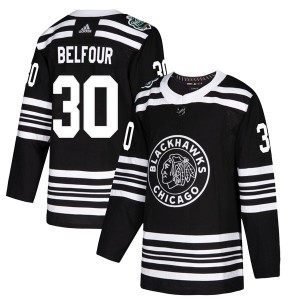 Fanatics NHL Chicago Blackhawks Ed Belfour #30 Breakaway Vintage Jersey, Men's, Small, Black